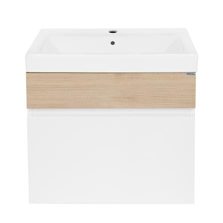 อ่างล้างหน้าเคาน์เตอร์ MOYA PZMY-005 สีขาว-โอ๊ค_1