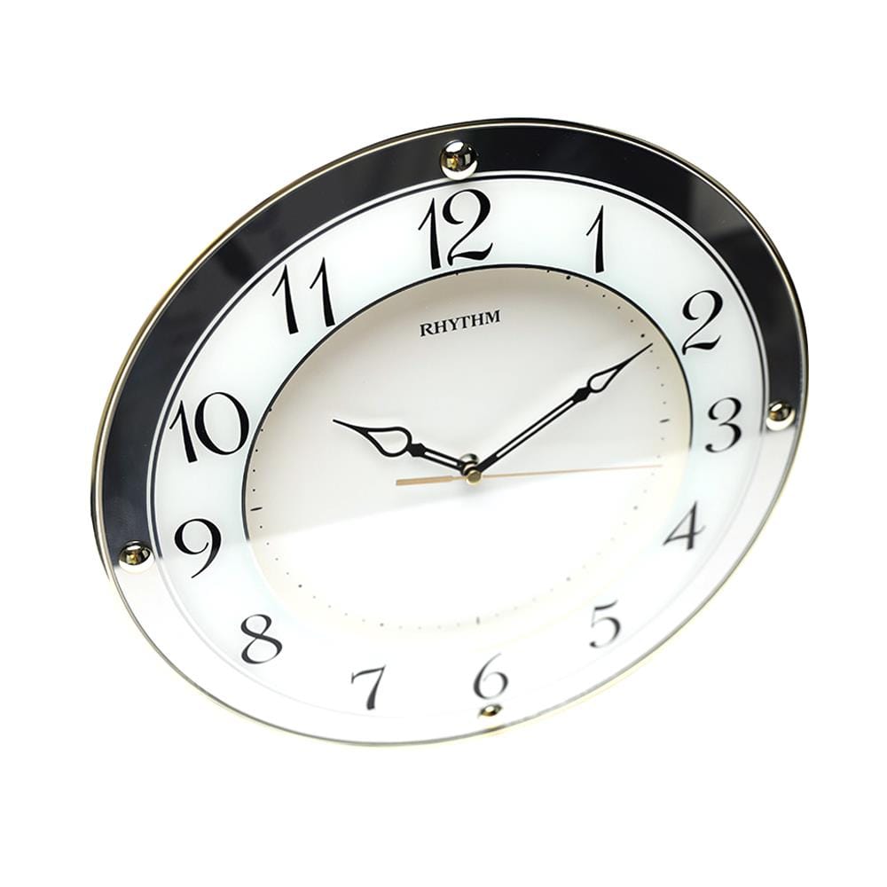 นาฬิกาแขวน RHYTHM CMG876NR18 12 นิ้ว สีขาว