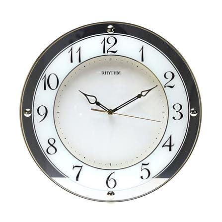 นาฬิกาแขวน RHYTHM CMG876NR18 12 นิ้ว สีขาว_0