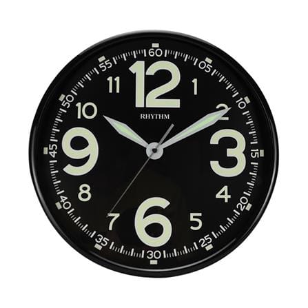 นาฬิกาแขวน RHYTHM CMG499BR02 12 นิ้ว สีดำ_0