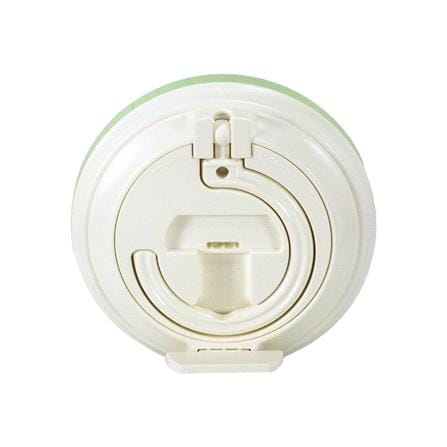 นาฬิกาแขวนพลาสติก RHYTHM 4KG711WR05 4.5 นิ้ว สีขาว/เขียว_3