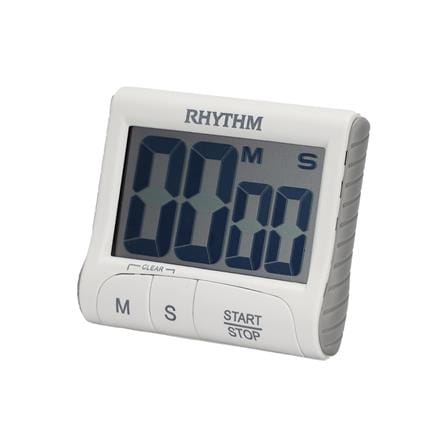 นาฬิกาตั้งโต๊ะดิจิทัล RHYTHM LCT106NR03 3X2.5 นิ้ว สีขาว_0