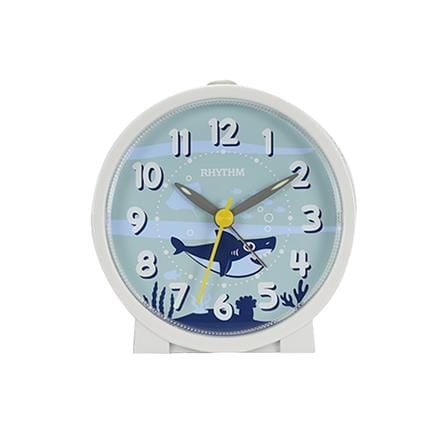 นาฬิกาตั้งโต๊ะ RHYTHM CRE306NR03 3.5 นิ้ว สีขาว/ฟ้า_1