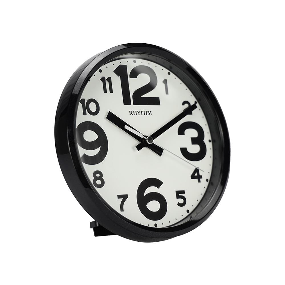 นาฬิกาแขวน RHYTHM CMG890GR02 7 นิ้ว สีดำ
