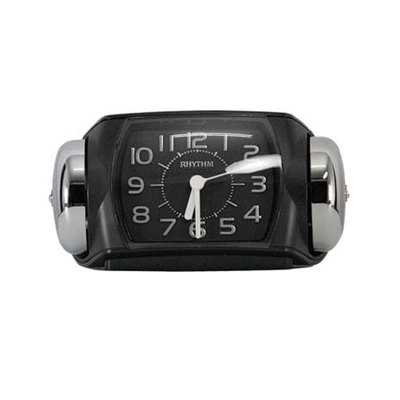นาฬิกาตั้งโต๊ะพลาสติก RHYTHM 8RA647SR02 3X6 นิ้ว สีดำ_1