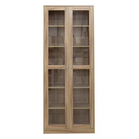 DISPLAY CABINET WITH GLASS DOORS FURDINI COLIN WHITE OAK_1