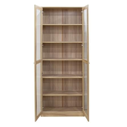 DISPLAY CABINET WITH GLASS DOORS FURDINI COLIN WHITE OAK_2