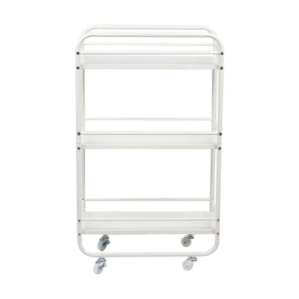 ชั้นวางของแคบ 3 ชั้น มีล้อ STACKO TIDY 50X20X86 ซม. สีขาว