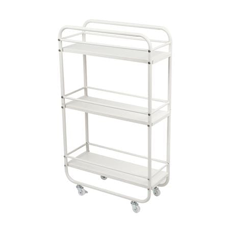 ชั้นวางของแคบ 3 ชั้น มีล้อ STACKO TIDY 50X20X86 ซม. สีขาว_0