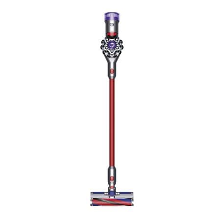 เครื่องดูดฝุ่นแบบด้าม DYSON SV10K V8 SLIM FLUFFY IRON / SPRAYED NICKEL / RED_3