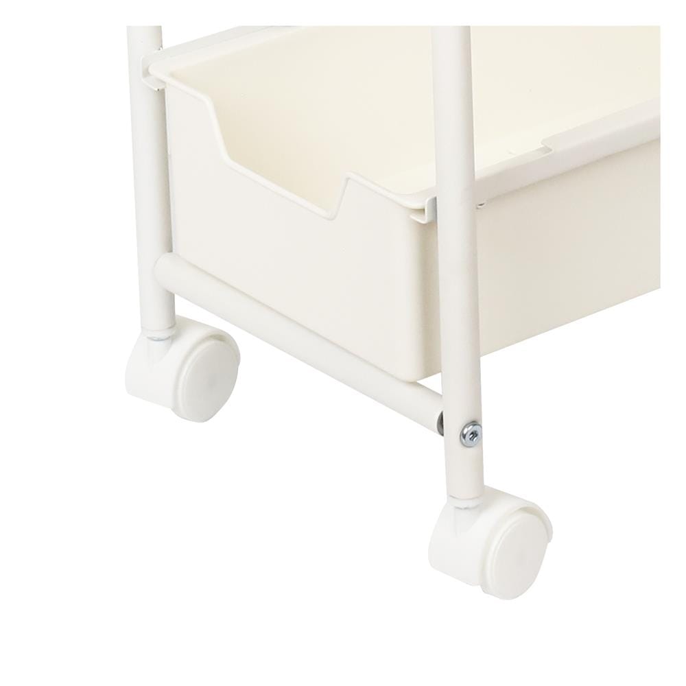 ชั้นลิ้นชัก 3 ชั้น STACKO PISO 24x36.5x85 ซม. สีขาว