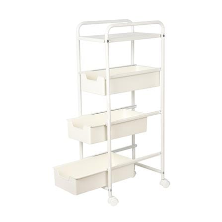 ชั้นลิ้นชัก 3 ชั้น STACKO PISO 24x36.5x85 ซม. สีขาว_3