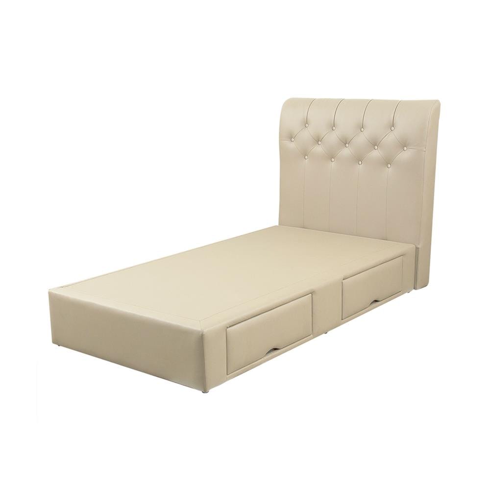 ฐานรองหัวเตียง 3.5 ฟุต HOME LIVING STYLE ROME-L สีครีม