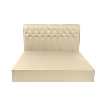 ฐานรองหัวเตียง 5 ฟุต HOME LIVING STYLE ROME-L สีครีม_1