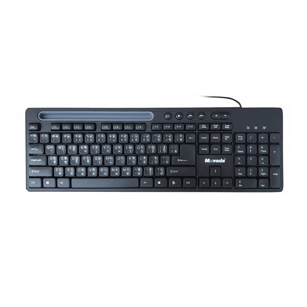 คีย์บอร์ด MOVADA KB-07 สีดำ