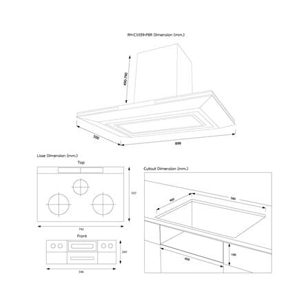 เตาฝัง+เครื่องดูดควัน RINNAI RB7913GCSSM+RH-C1059-PBR_4