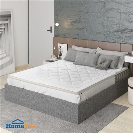 แผ่นรองนอน 5 ฟุต HOME LIVING STYLE DIAMANTE สีขาว_7