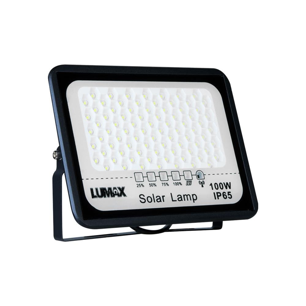 ไฟสปอตไลท์ SOLAR LUMAX 58-L0014 100 วัตต์ DAYLIGHT สีดำ