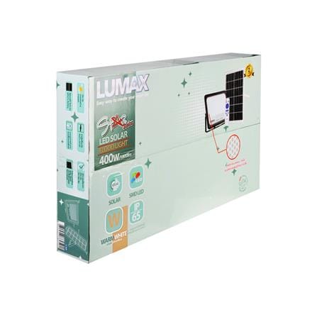 ไฟสปอตไลท์ SOLAR LUMAX 58-L0020 400 วัตต์ WARM WHITE สีดำ_4