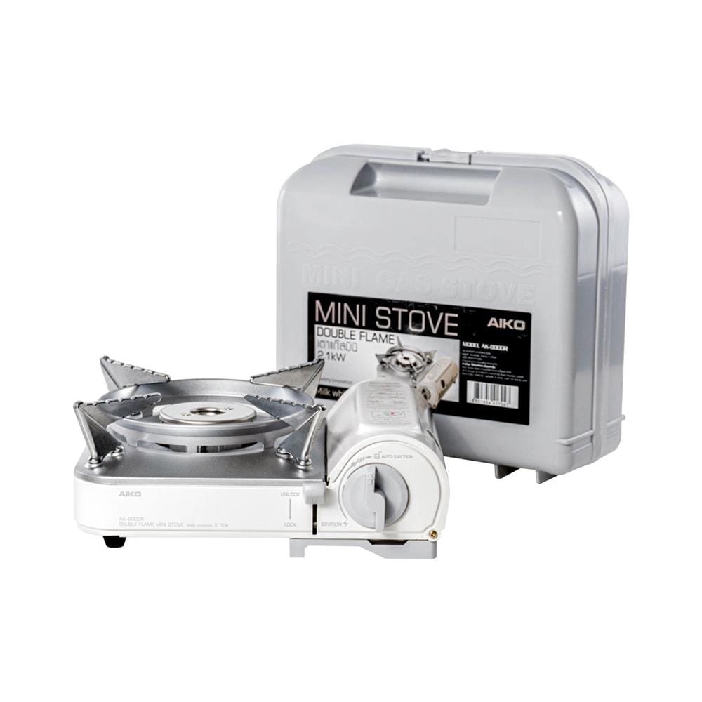 เตาแก๊สปิกนิก AIKO AK-8000R MILK WHITE