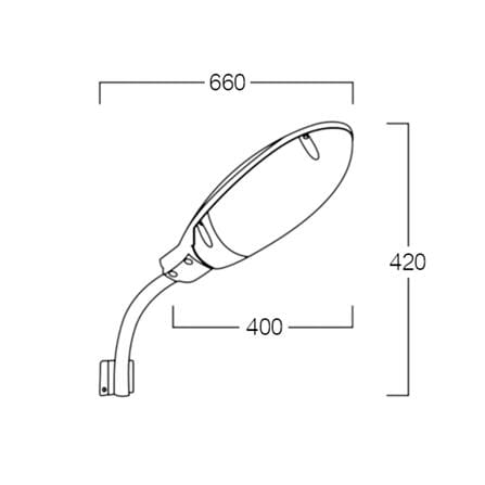 ไฟถนน LUMAX 18-00793 สีเทา_3