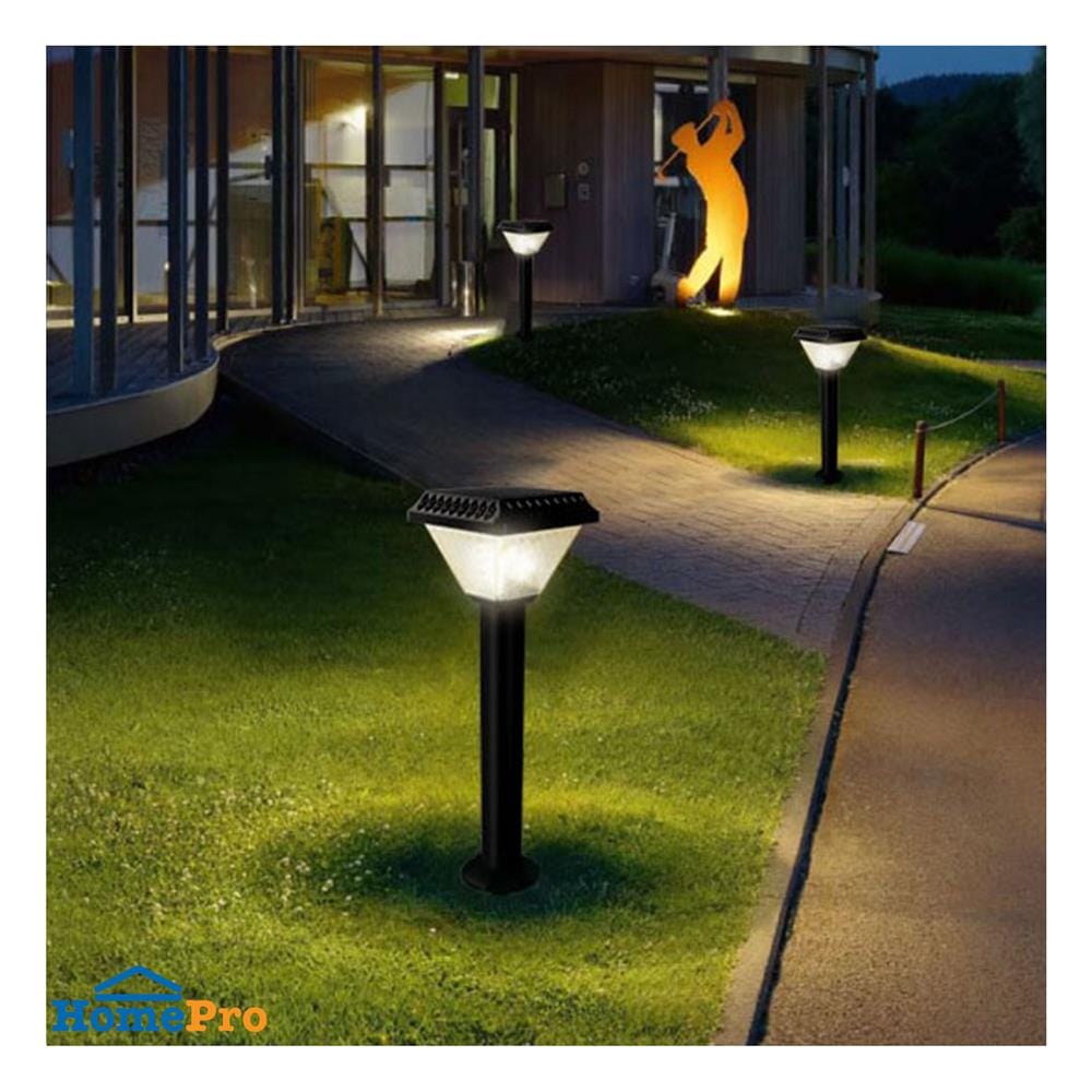ไฟทางเดิน SOLAR PHILIPS BGC010 LED2/730 S SPIK 1.5 วัตต์ WARM WHITE สีดำ