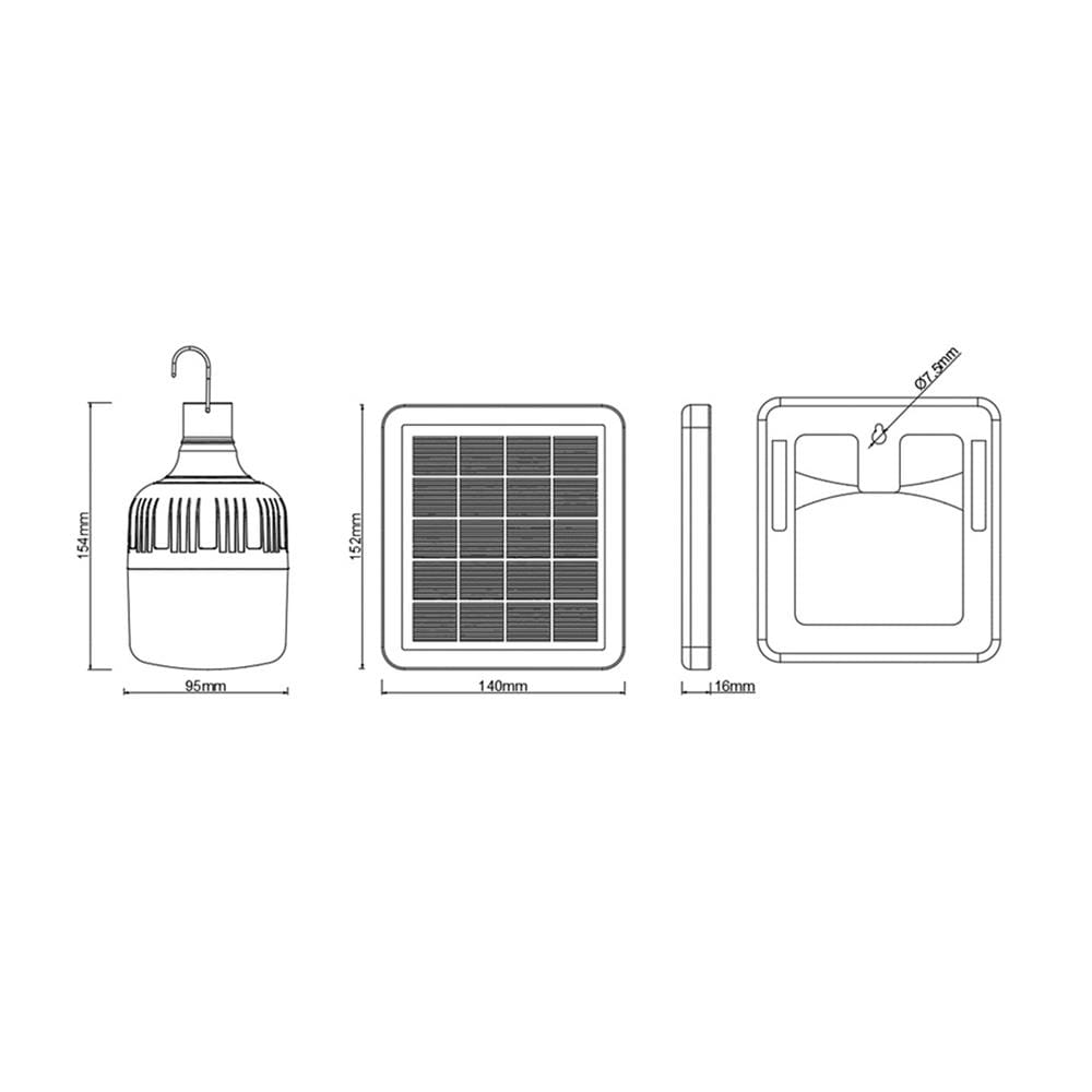 ไฟจัดสวน SOLAR PHILIPS SP010P LED7/765 6 วัตต์ DAYLIGHT สีขาว