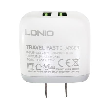 อะแดปเตอร์ 2 Port USB LDNIO A2219 12 วัตต์_0