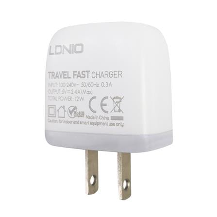 อะแดปเตอร์ 2 Port USB LDNIO A2219 12 วัตต์_1