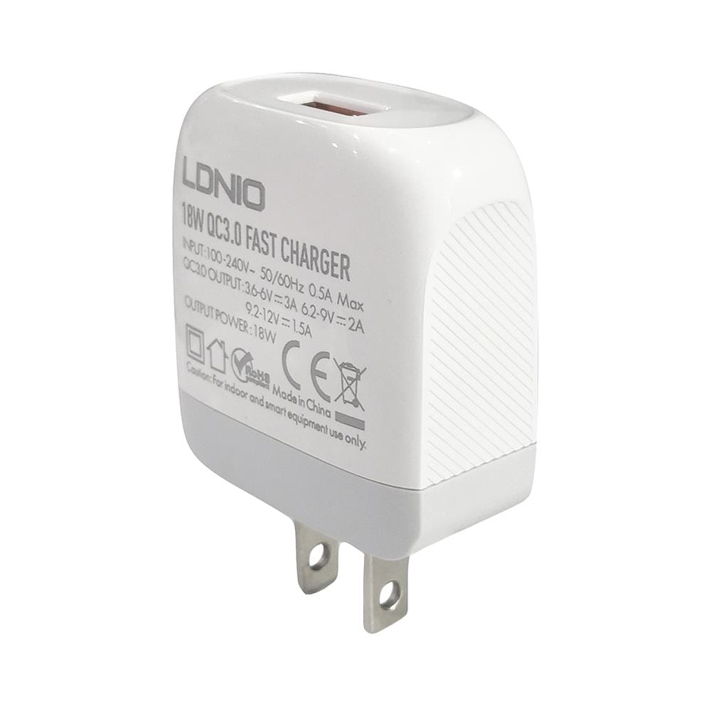 อะแดปเตอร์ 1 พอร์ตยูเอสบี LDNIO A1307Q 18 วัตต์