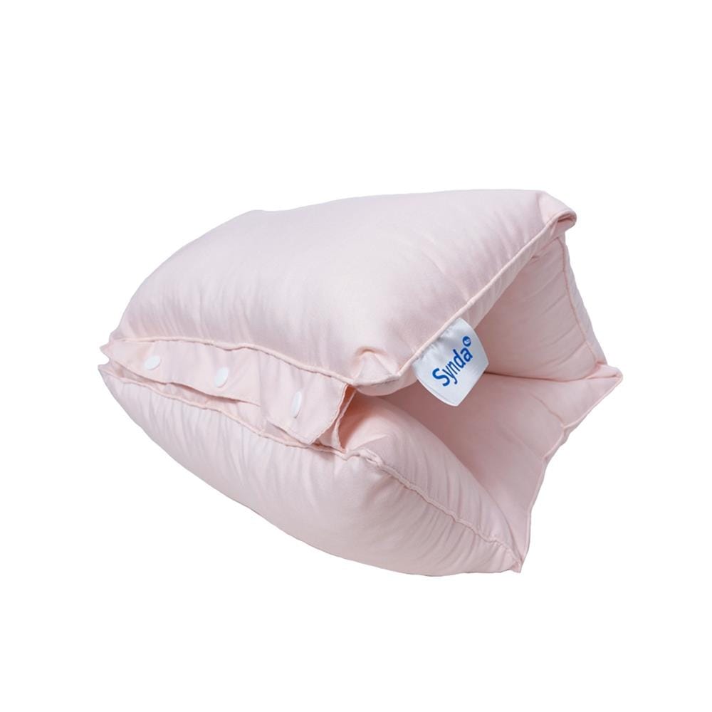 หมอนสุขภาพ ใยบอลไมโครไฟเบอร์ SYNDA NAPPING 55x30x7 ซม. สีชมพู