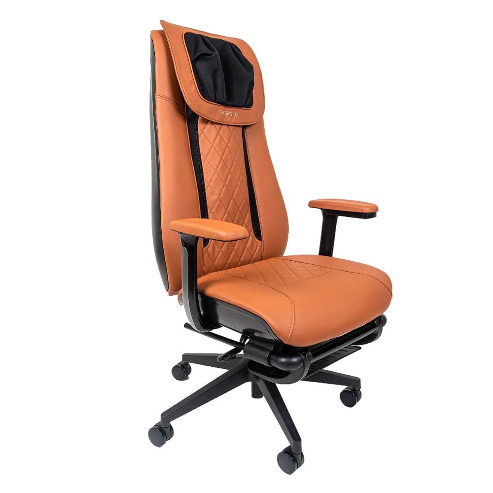 เก้าอี้สำนักงาน SHIMONO SHI-Q8 สีน้ำตาล