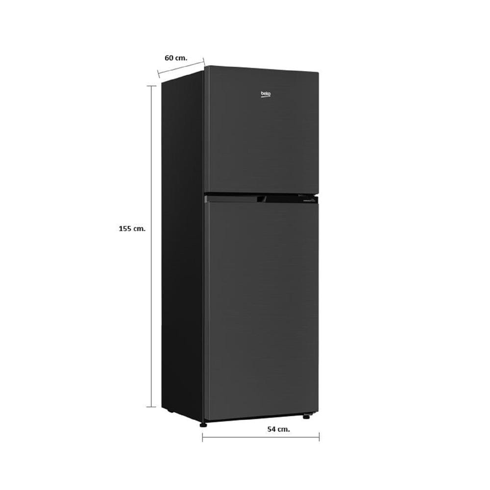 ตู้เย็น 2 ประตู BEKO RDNT252I50HFK 8.1 คิว สีดำ