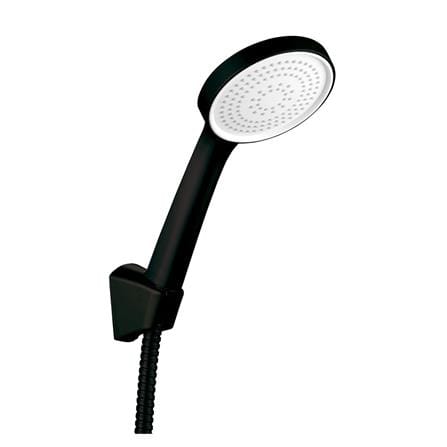 ชุดฝักบัวสายอ่อน 1 ระดับ RASLAND LUX-BLACK สีดำ_0