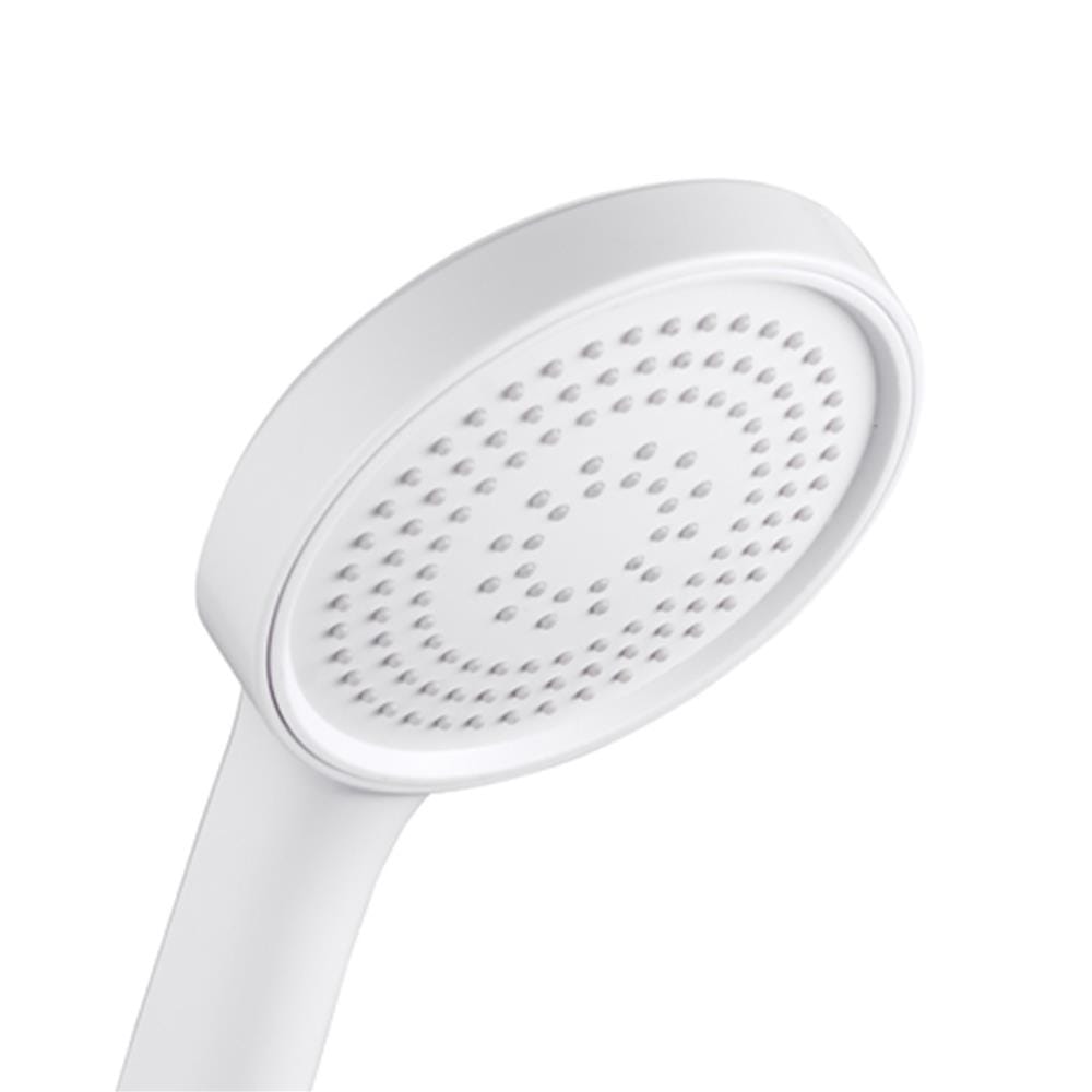 ชุดฝักบัวสายอ่อน 1 ระดับ RASLAND LUX-WHITE สีขาว