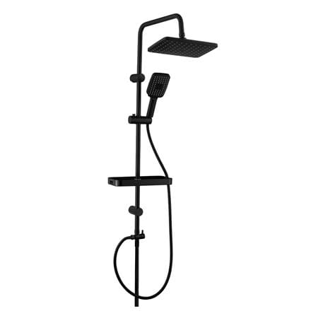 ฝักบัว RAIN SHOWER น้ำอุ่น RASLAND ALL-BLACK สีดำ_0