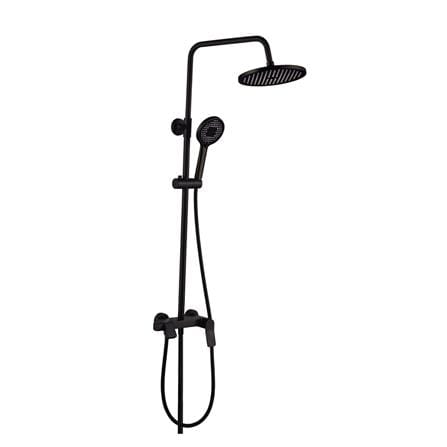 ฝักบัว RAIN SHOWER ผสม RASLAND SUPER-COOL-BK สีดำ_0