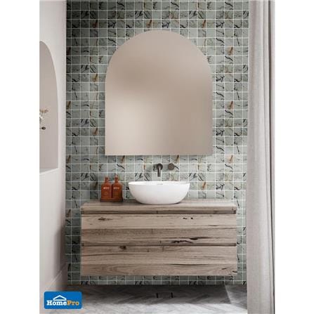 โมเสคแก้ว 30x30 ซม. TARA HPR-215 MARBLE สีขาว_3