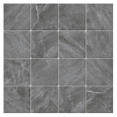 กระเบื้องพื้นพอร์ซเลน  16x16 นิ้ว COTTO เธอราพีกริด กริจิโอ เทา PM 0.96M2