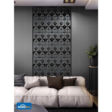 โมเสคแก้ว 30x30 ซม. TARA HPR-219 MIDNIGHT สีดำ_1