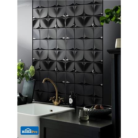โมเสคแก้ว 30x30 ซม. TARA HPR-219 MIDNIGHT สีดำ_3