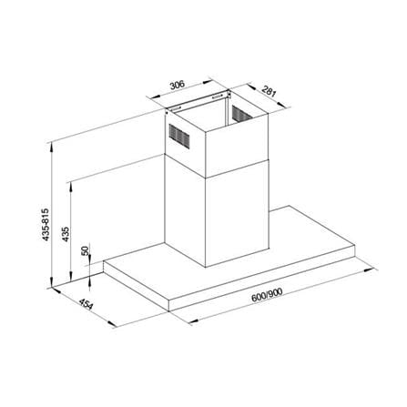 เครื่องดูดควันกระโจม ELECTROLUX ECT9740S 90 ซม._4