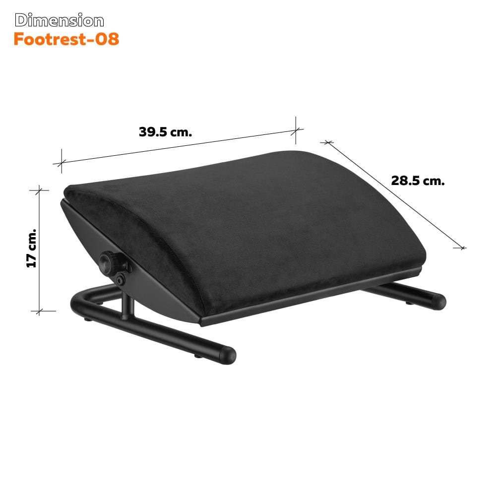 ที่พักเท้าเพื่อสุขภาพ ERGOTREND FOOTREST 09 สีดำ