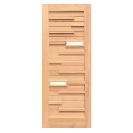 ประตูไม้ดักลาสเฟอร์สั่งตัดพิเศษ D2D ECO PINE-034 PLUS