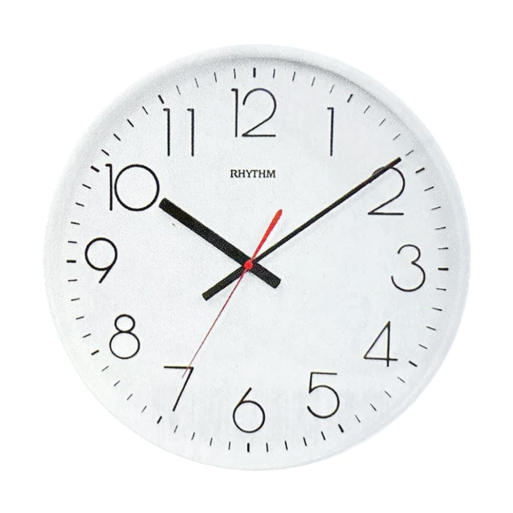 นาฬิกาแขวน RHYTHM CMG602NR03 14 นิ้ว สีขาว