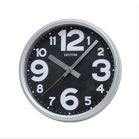 นาฬิกาแขวน RHYTHM CMG890GR19 7 นิ้ว สีดำ