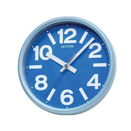 นาฬิกาแขวน RHYTHM CMG890GR04 7 นิ้ว สีฟ้า