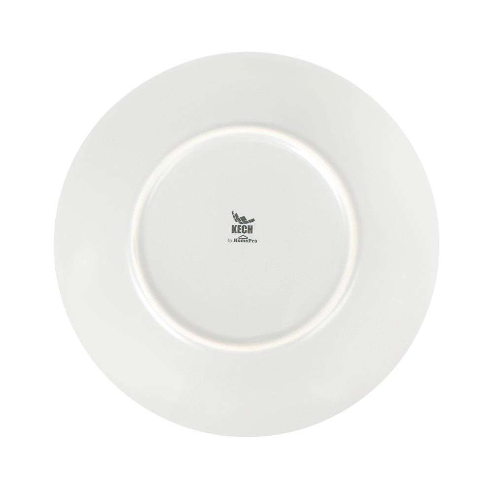 ชุดจานบัวเซรามิก 9.5 นิ้ว KECH LANZO WHITE 4 ใบ