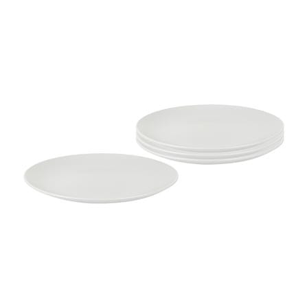 ชุดจานบัวเซรามิก 9.5 นิ้ว KECH LANZO WHITE 4 ใบ