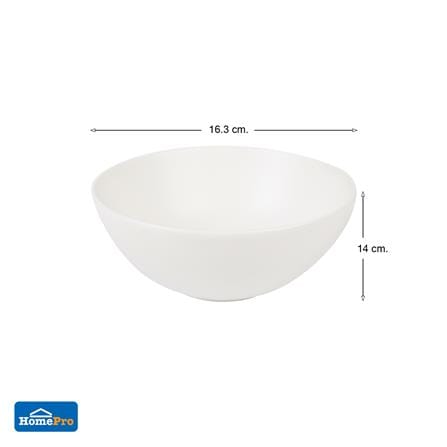 ชุดชามเซรามิก 6.5 นิ้ว KECH LANZO WHITE 4 ใบ_5